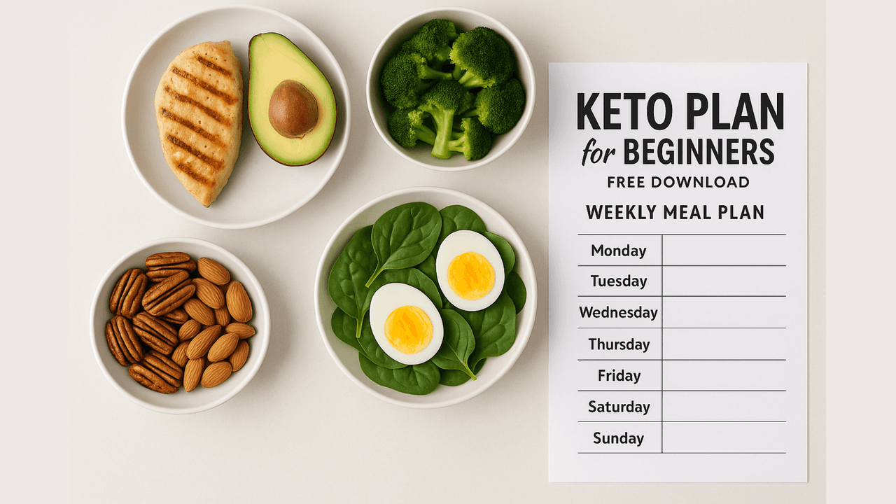 Cover image for the ebook: Unlock Your Free Keto Meal Plan Today!